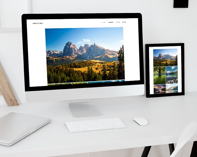 Сайт портфоліо для особистих робіт фотографа